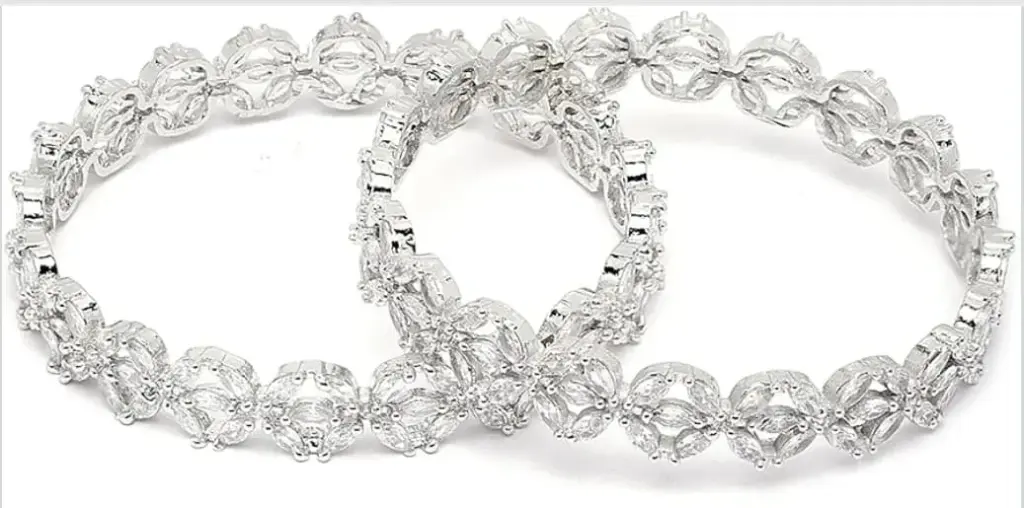 Silver Bangles