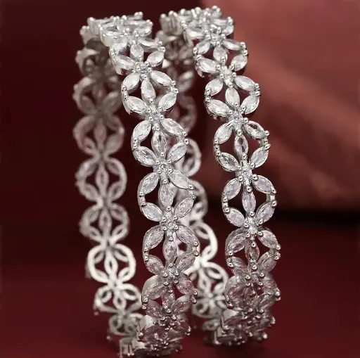 Traditional Silver Bangles
