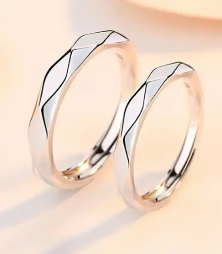 Silver Couple Ring